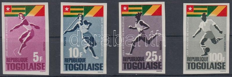 Sport Játékok vágott sor 4 értéke (469 hiányzik), Sport Games imperf. 4 stamps from set (without 169)