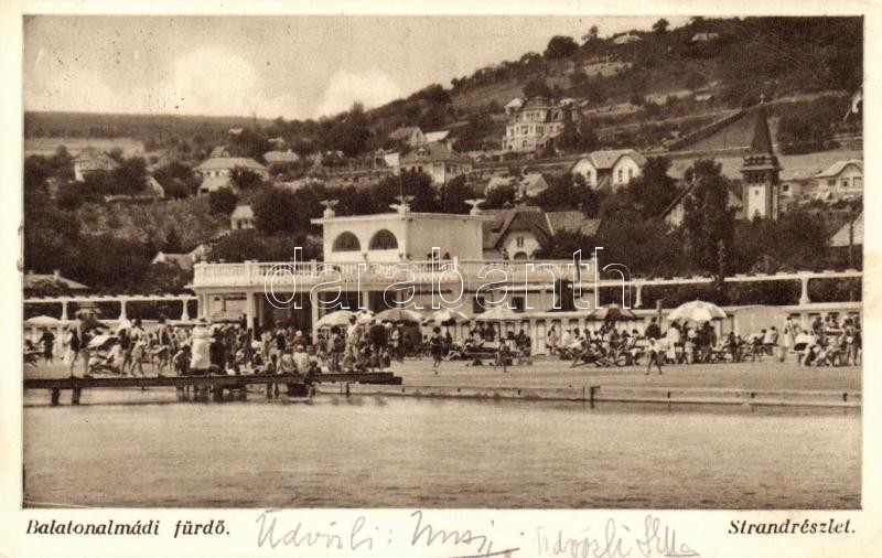 Balatonalmádi fürdő, strand