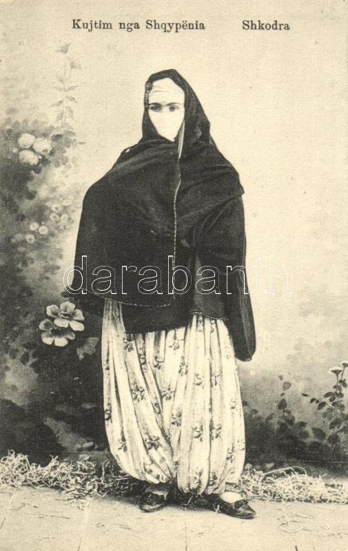 Albán folklór, shkodra-i nő, Woman from Shkodra