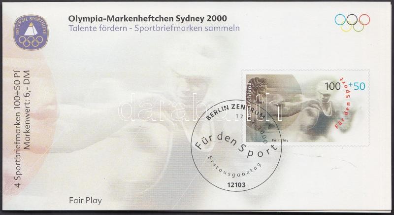 Summer Olympics, Sydney 3 stamp-booklets, Nyári Olimpia, Sydney 3 db bélyegfüzet