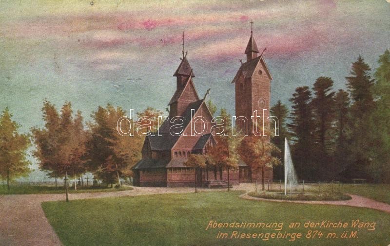 Krkonose, Riesengebirge; church