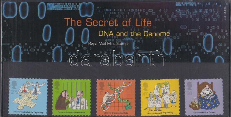 DNS-Az élet rejtélye sor díszcsomagolásban, DNA The mystery of life set in holder