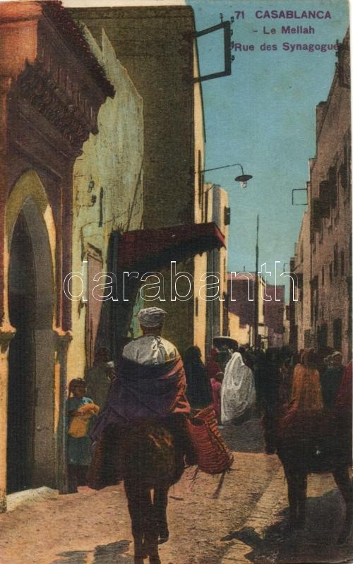 Casablanca, Le Mellah, Rue des Synagogues / street of synagogue