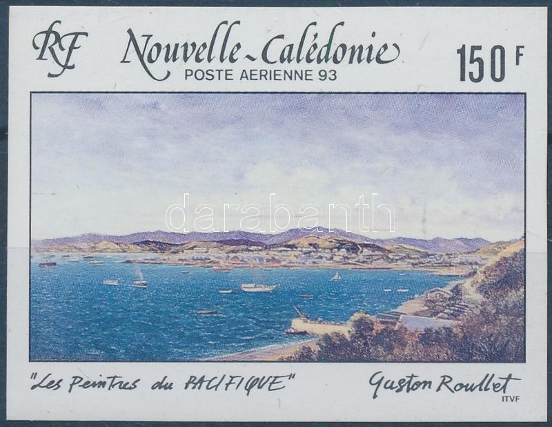 Paintings imperforated stamp, Festmények vágott bélyeg