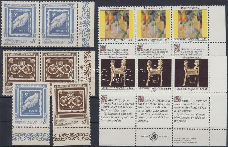 Emberi Jogok 12 db bélyeg, Human rights 12 diff. stamps
