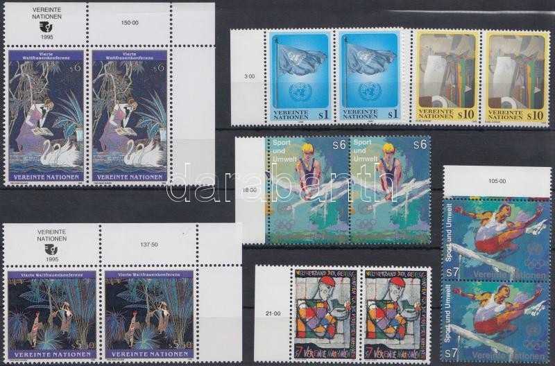 1995-1996 14 diff. stamps, 1995-1996 14 db bélyeg