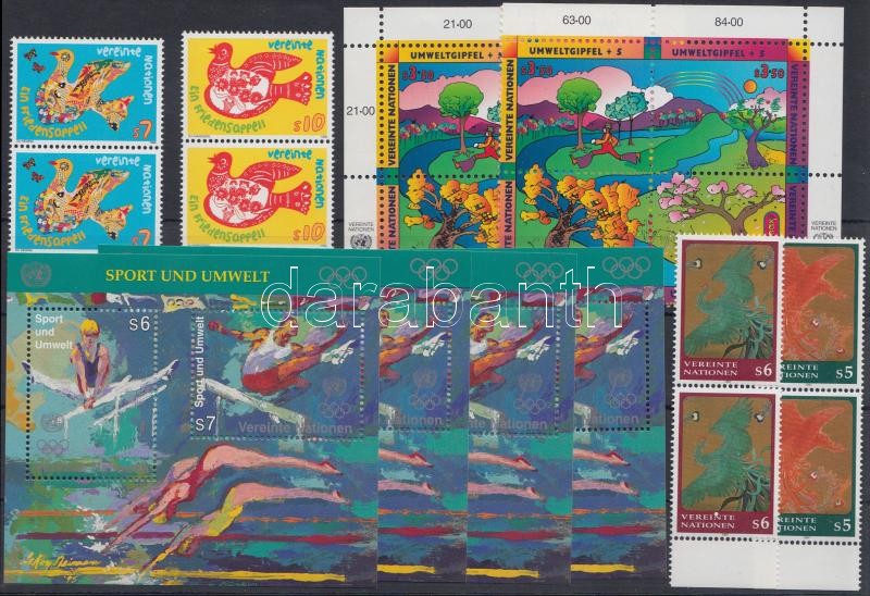 1996-1997 8 diff. stamps + 6 diff. blocks, 1996-1997 8 db bélyeg + 6 db blokk