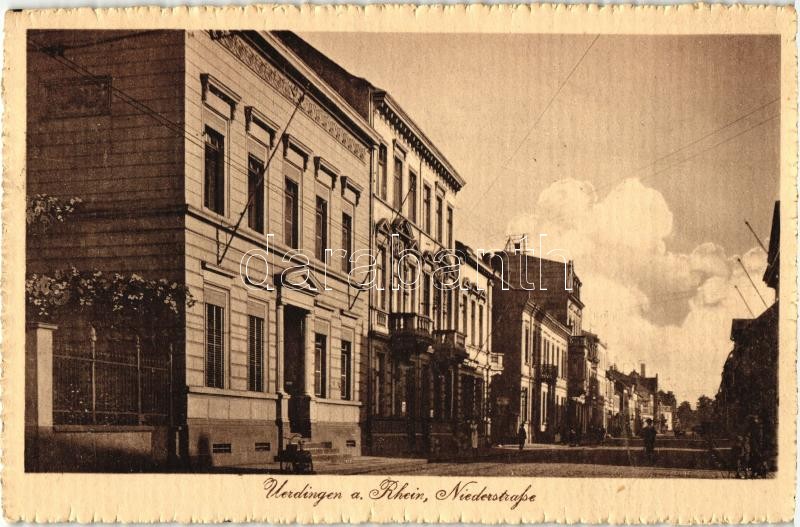 Uerdingen am Rhein, Niederstrasse / street