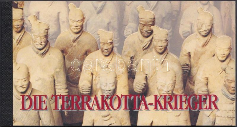 Világörökség, kínai agyagkatonák bélyegfüzet, World heritage, Chinese clay soldiers stampbooklet