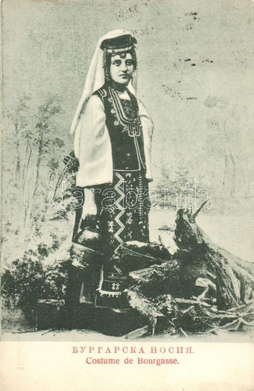 Burgasz, bolgár folklór, Bulgarian folklore from Burgas (Bourgasse)