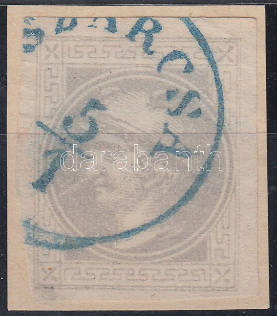 Newspaper stamp with nice margins, blue 
