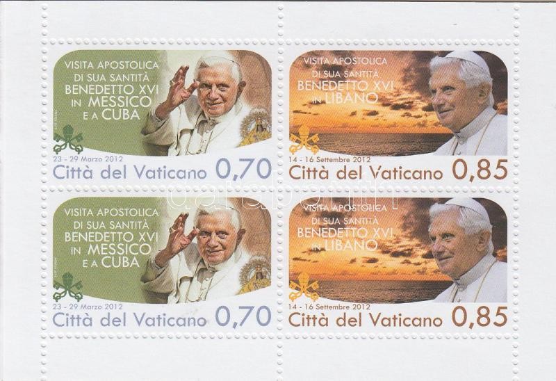 Papal trips stampbooklet, Pápai utazások bélyegfüzet