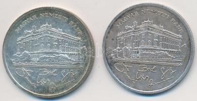 1992. 200Ft Ag "MNB" (2x) T:2