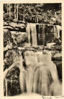 15 db RÉGI csehszlovák városképeslap; tátrai vízesések / 15 old Czechoslovakian town-view postcards;...