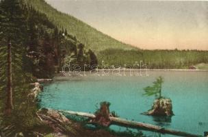 7 db RÉGI csehszlovák városképeslap; tátrai tavak/ 7 old Czechoslovakian town-view postcards; Tatra ...