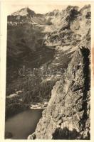 7 db RÉGI csehszlovák városképeslap; tátrai tavak/ 7 old Czechoslovakian town-view postcards; Tatra ...