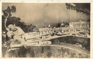 4 db RÉGI csehszlovák városképes lap; Kő-pataki-tó, Csorba-tó, Wachsteinbaude / 4 old Czechoslovakia...