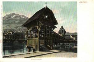 Lucerne, Luzern; Kapellbrücke / chapel bridge (EK)