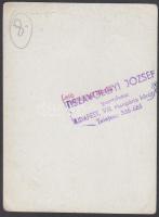 Tiszavölgyi József: Gyermekek fa játékokkal, 2 db pecséttel jelzett fotó, 12x9 és 15x10 cm