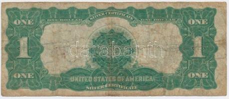 Amerikai Egyesült Államok 1899. 1$ T:III-,IV
USA 1899. One Dollar "Silver Certificate" C:V...