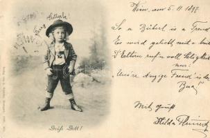1897 Austrian folklore, child