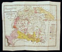 1829 Johann Csaplovics: Etnographische Karte des Königreichs Ungarn sammt Croatien, Slavonien, der ungarischen Militärgrenze und der Seeküste nach Lipszky(A Magyar Királyság etnográfiai térképe, beleérteve Horvátország, Szlavónia, a HAtárőrvidék és a tengerparti területeket), 41x33 cm