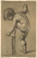 Children s: Anselm Feuerbach - 4 old postcards