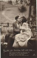 12 db RÉGI motívumlap; szerelmespárok sorozat / 12 old motive cards; romantic love couple series