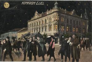 Komárom, Éjjel / at night, humour (r)