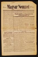 1956 Bp., 6 db különböző újság a forradalom híreivel október 31-től november 2-ig (Szabad Szó, Magya...