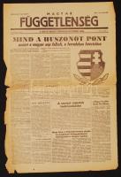 1956 Bp., 6 db különböző újság a forradalom híreivel október 31-től november 2-ig (Szabad Szó, Magya...