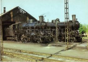 10 db MODERN motívum lap, vonat, gőzmozdony / 10 modern motive cards, train, locomotive