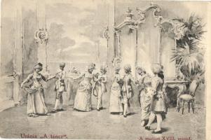 Uránia 'A táncz', A menuet XVIII. század / Hungarian dance from the 18th century