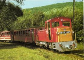 15 db MODERN, mozdony, vasút témájú motívum lap, kiváló minőségű / 15 modern motive cards, railway s...