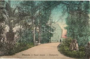 Pöstyén, fasor / park (Rb)