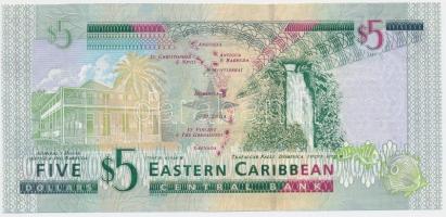 Kelet-Karibi Államok 2003. 5$ T:I
Eastern Caribbean States 2003. 5 Dollars C:UNC