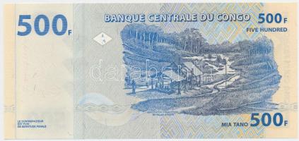 Kongó 2002. 500Fr T:I Congo 2002. 500 Francs C:UNC