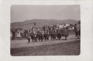 Svedlér, Svedlár; tűzoltók a falunapon /  Firefighters in the village day, photo (fa)