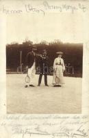 Pozsony, teniszezők / tennis players, photo