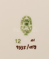 Zsolnay búzavirág mintás süteményes készlet, hibátlan, jelzett, 7 db /
Cake set in flawless conditio...