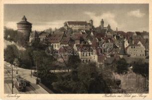 Nürnberg, Hallertor, Burg / tower, castle
