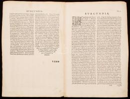 1593 Comitatus Burgundiae cum magna parte ducatus eiusdem nova et accuratissima descriptio, Gérard d...