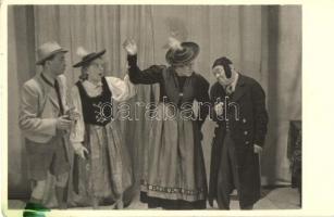 10 db RÉGI motívumlap; színészek / 10 old motive cards; actors and actresses