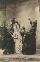 10 db RÉGI motívumlap; színészek / 10 old motive cards; actors and actresses