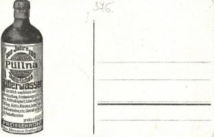 Windmills, Püllna advertisement on the backside,  litho (b)