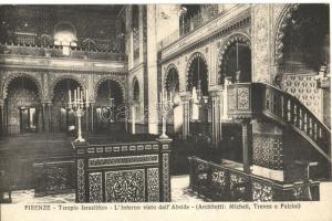 Firenze, Templo Israelitico / synagogue, interior