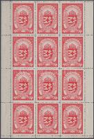 1944 Húsz fillér a Magyar Vöröskeresztnek fogazott kisív