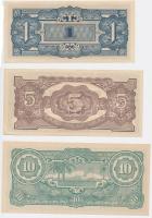 Malaya/Japán megszállás 1942-1944. 1$ + 5$ + 10$ + 100$ T:I,II, restaurált
Malaya/Japanese occupatio...