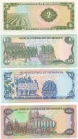 Nicaragua 1972-1985. 2C + 10C + 20C + 1000C T:I
Nicaragua 1972-1985. 2 Cordobas + 10 Cordobas + 20 C...