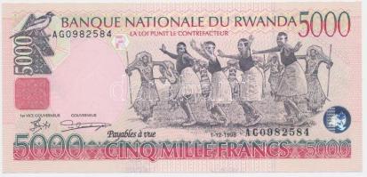 Ruanda 1998. 5000Fr T:I Rwanda 1998. 5000 Francs C:UNC